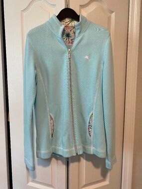 Tommy Bahama Aruba Full-Zip Jacket with Tropical Accents